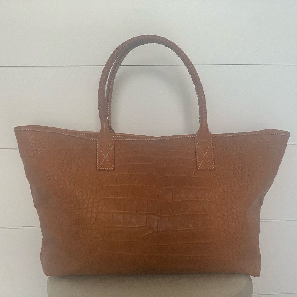 J. McLaughlin Leather Tote